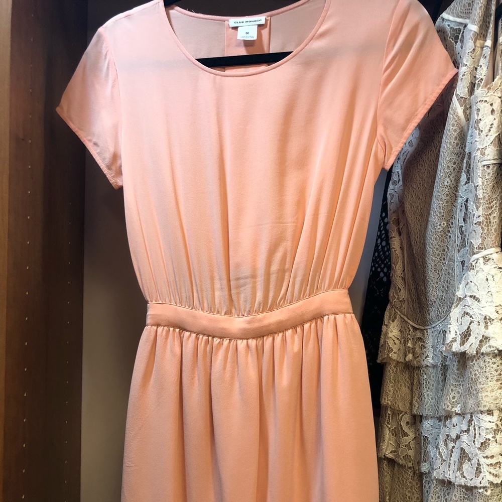 Club Monico Orange/ Peach Dress